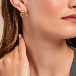 Boucles D'oreilles Puces Zareen Or Jaune-Histoire d'Or New