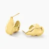 Boucles D'oreilles Siofra Acier Jaune-Histoire d'Or