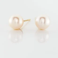 Histoire d'Or Boucles D'oreilles Suki Or Jaune Perle De Culture