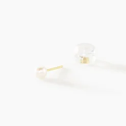 Boucles D'oreilles Suki Or Jaune Perle De Culture-Histoire d'Or