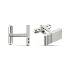 Boutons De Manchette Acier Blanc Moritz-Histoire d'Or Outlet