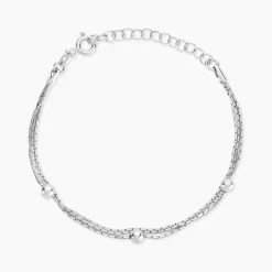 Bracelet Abbie Argent Blanc-Histoire d'Or Outlet