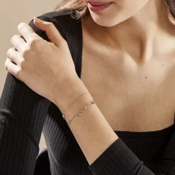 Bracelet Abbie Argent Blanc-Histoire d'Or Outlet