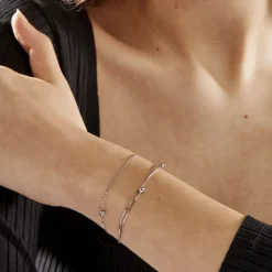 Bracelet Abbie Argent Blanc-Histoire d'Or Outlet