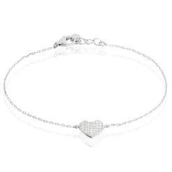 Histoire d'Or Bracelet Achahildis Argent Oxyde De Zirconium