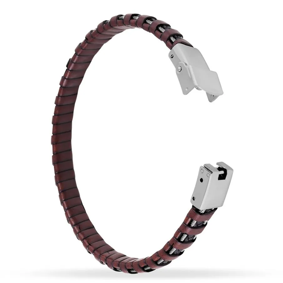 Histoire d'Or Bracelet Acier Blanc Edouard