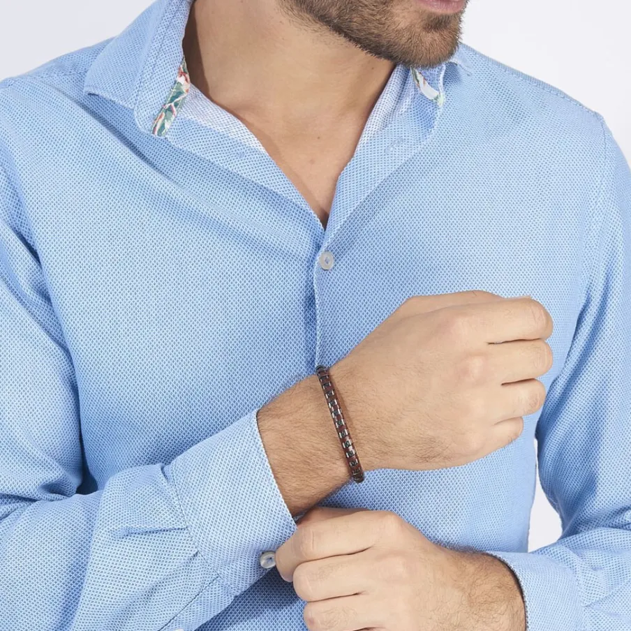 Histoire d'Or Bracelet Acier Blanc Edouard