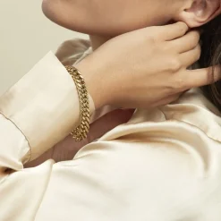 Histoire d'Or Bracelet Acier Doré Jonie