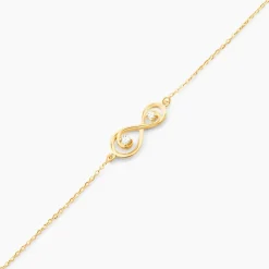 Bracelet Ademar Or Jaune Oxyde De Zirconium-Histoire d'Or Clearance