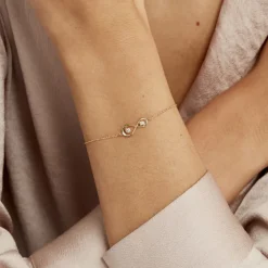 Bracelet Ademar Or Jaune Oxyde De Zirconium-Histoire d'Or Clearance