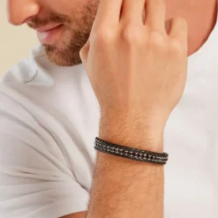 Bracelet Alassio Acier Blanc Oeil De Tigre-Histoire d'Or Discount