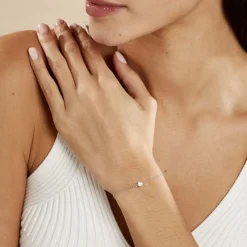 Bracelet Alda Argent Blanc Oxyde De Zirconium-Histoire d'Or New