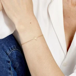 Histoire d'Or Bracelet Alisee Plaqué Or Jaune