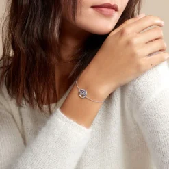 Bracelet Alive Argent Blanc Oxyde De Zirconium-Histoire d'Or Discount