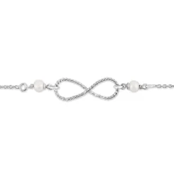 Histoire d'Or Bracelet Aliya Argent Blanc Pierre De Synthese