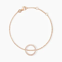 Bracelet Alysone Argent Rose Oxyde De Zirconium-Histoire d'Or Online