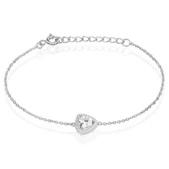 Bracelet Amantine Argent Blanc Oxyde De Zirconium-Histoire d'Or Sale