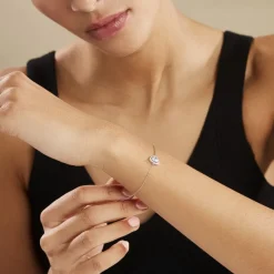 Bracelet Amantine Argent Blanc Oxyde De Zirconium-Histoire d'Or Sale