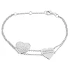 Histoire d'Or Bracelet Amarita Argent Blanc Oxyde De Zirconium