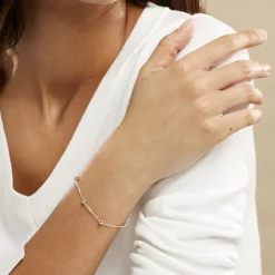 Histoire d'Or Bracelet Amarylis Argent Blanc