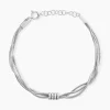 Histoire d'Or Bracelet Amaryllis Argent Blanc