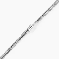 Histoire d'Or Bracelet Amaryllis Argent Blanc