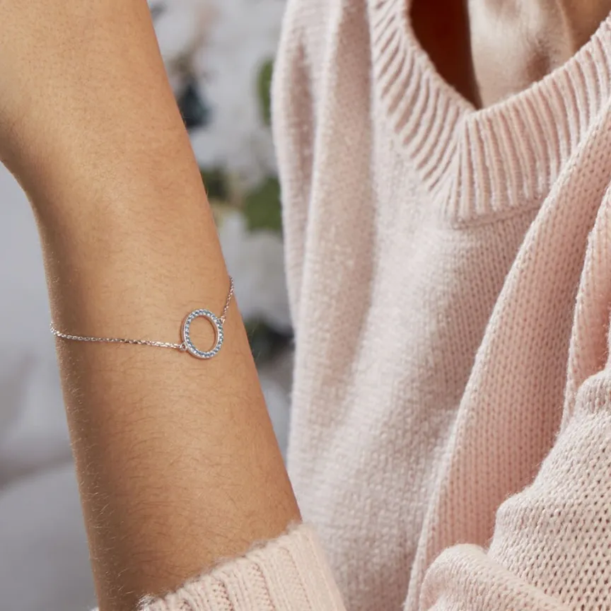 Bracelet Ambroisie Argent Blanc Oxyde De Zirconium-Histoire d'Or Outlet