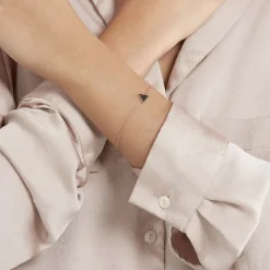 Histoire d'Or Bracelet Amellia Argent Rose Oxyde De Zirconium