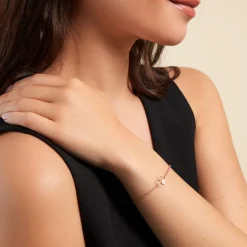 Bracelet Amorette Argent Rose-Histoire d'Or Discount