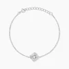 Histoire d'Or Bracelet Anasthase Argent Blanc Oxyde De Zirconium