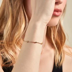 Bracelet Angelica Plaque Or Jaune Oxyde De Zirconium-Histoire d'Or Online