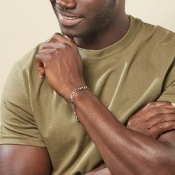 Bracelet Anilo Noircie Argent Blanc-Histoire d'Or Clearance