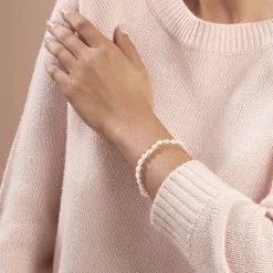 Histoire d'Or Bracelet Anjana Or Jaune Perle De Culture