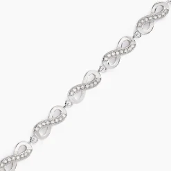 Histoire d'Or Bracelet Anka Argent Blanc Oxyde De Zirconium