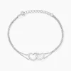 Histoire d'Or Bracelet Anne-ael Argent Blanc Oxyde De Zirconium
