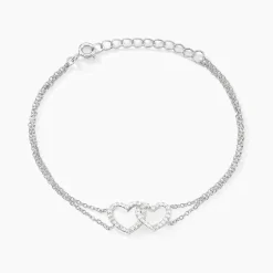 Histoire d'Or Bracelet Anne-ael Argent Blanc Oxyde De Zirconium