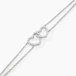 Histoire d'Or Bracelet Anne-ael Argent Blanc Oxyde De Zirconium