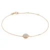 Histoire d'Or Bracelet Anne-laure Or Rose Diamant