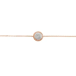 Histoire d'Or Bracelet Anne-laure Or Rose Diamant