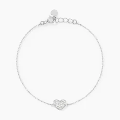 Histoire d'Or Bracelet Annouk Argent Blanc Oxyde De Zirconium
