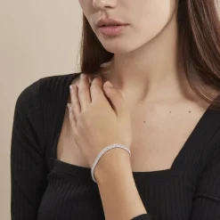Bracelet Anthia Argent Blanc Oxyde De Zirconium-Histoire d'Or Best
