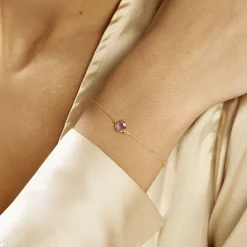 Histoire d'Or Bracelet Arenale Or Jaune Amethyste