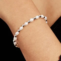 Bracelet Argent Bede Perles De Culture-Histoire d'Or Outlet