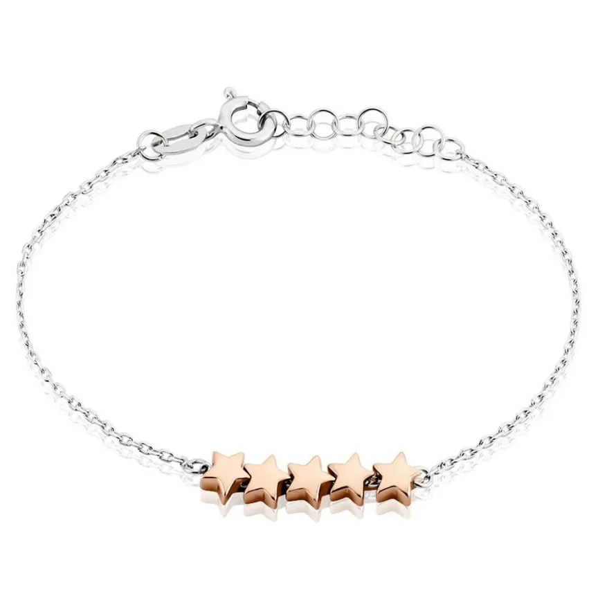 Bracelet Argent Bicolore Manya-Histoire d'Or Outlet