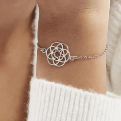 Bracelet Argent Blanc Aeson Ambre-Histoire d'Or Sale