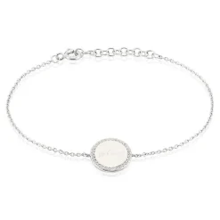Bracelet Argent Blanc Amika Oxydes De Zirconium-Histoire d'Or Clearance
