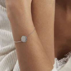 Bracelet Argent Blanc Amika Oxydes De Zirconium-Histoire d'Or Clearance