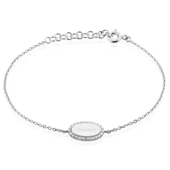 Histoire d'Or Bracelet Argent Blanc Ankur Oxydes De Zirconium