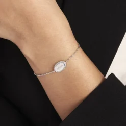 Histoire d'Or Bracelet Argent Blanc Ankur Oxydes De Zirconium