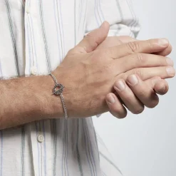 Histoire d'Or Bracelet Argent Blanc Crocus